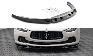 Splitter przedni V1 Maserati Ghibli MK3 (czarny mat)
