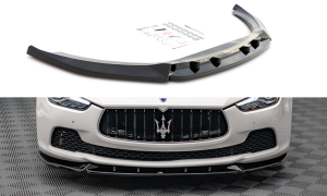 Splitter przedni V2 Maserati Ghibli MK3 (czarny mat)
