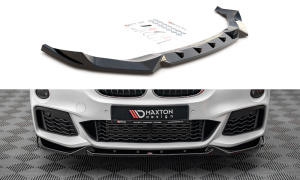 Splitter przedni V2 BMW X1 M-Pack F48 (carbon look)