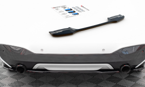 Splitter tylny środkowy BMW X1 M-Pack F48 (czarny mat)