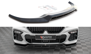 Splitter przedni V2 BMW X6 M-Pack G06 (carbon look)