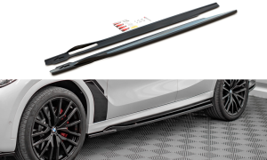 Dokładki progów BMW X6 M-Pack G06 (czarny mat)