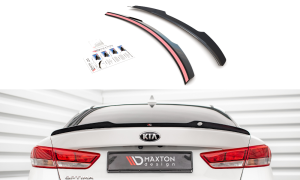 Przedłużenie spojlera Kia Optima MK4 (czarny mat)