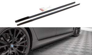 Dokładki progów BMW 7 M-Pack G11 Facelift (carbon look)