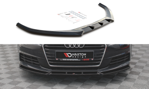 Splitter przedni V2 Audi A4 B9 (carbon look)