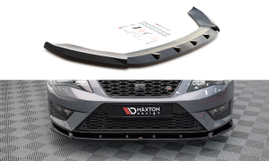 Splitter przedni V1 Seat Leon FR / Cupra MK3 (czarny mat)