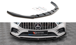 Splitter przedni V4 Mercedes A35 AMG / AMG-Line W177 (czarny mat)