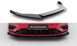 Splitter Przedni Racing Durability + Flaps Volkswagen Golf R / R-Line Mk7 Facelift