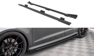 Dokładki progów Street Pro + Flaps Audi S3 / A3 S-Line Sportback 8V Facelift