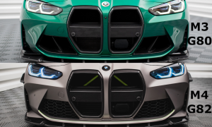 Karbonowy Grill Przedni BMW M4 G82  / M3 G80 - wersja z radarem