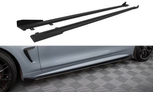Dokładki progów Street Pro + Flaps BMW 4 Coupe / Gran Coupe / Cabrio M-Pack F32 / F36 / F33