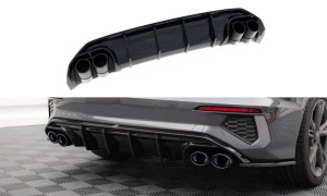 Dokładka Tylna + Atrapa Wydechu Audi A3 S-Line Sedan 8Y