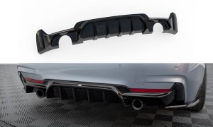 Dokładka Tylna BMW 4 Coupe / Gran Coupe / Cabrio M-Pack F32 / F36 / F33 (Wersja z pojedyńczymi wydechami z dwóch stron)