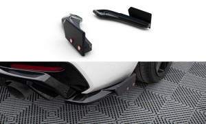 Splittery Tylne Boczne V.5 + Flaps (Do dokładki V.3) BMW 1 M-Pack / M140i F20 Facelift