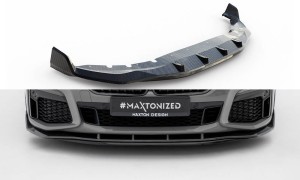 Karbonowy Splitter + Splitter ABS Przedni BMW 7 M-Pack G11 Facelift