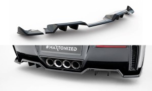Splitter Tylny (Z Dyfuzorem) + Splittery Tylne Boczne Chevrolet Corvette Z06 C7