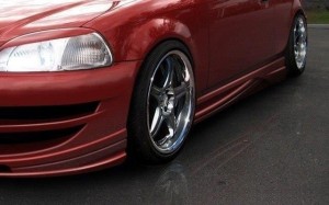 Dokładki progów Honda Civic VI HB ( Inferno )