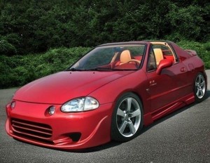 Dokładki progów Honda CRX Del Sol ( Inferno )