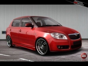 Dokładki progów Skoda Fabia MK2 ( AF )