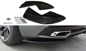 Tylne boczne splittery Citroen DS5 Polift / Przedlift (czarny mat)