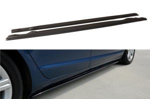 Dokładki progów Audi A6 S-Line C6 / C6 FL (czarny mat)