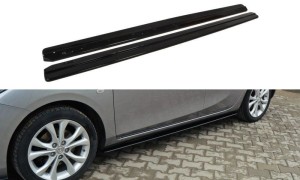 Dokładki progów Mazda 3 MK2 Sport Przedlift (czarny mat)
