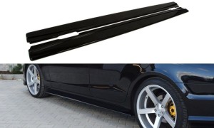 Dokładki progów Mercedes CLS C218 AMG Line (czarny mat)