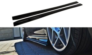 Dokładki progów Saab 9-3 Turbo X / Aero Polift (czarny mat)