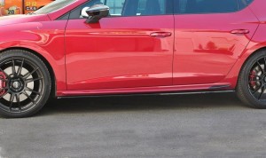 Dokładki progów V1 Seat Leon Cupra MK3 / FR Polift (carbon look)
