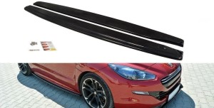 Dokładki progów Peugeot RCZ (czarny mat)