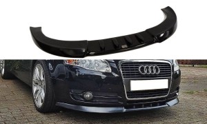 Splitter przedni V1 Audi A4 B7 (czarny mat)