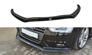 Splitter przedni V2 Audi A4 B8 FL (carbon look)