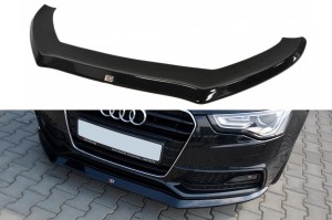 Splitter przedni V1 Audi S5 / A5 S-Line 8T FL (carbon look)
