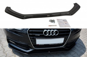 Splitter przedni V2 Audi S5 / A5 S-Line 8T FL (carbon look)