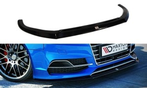 Splitter przedni Audi S3 / A3 S-Line 8V Sedan / Cabrio (czarny mat)