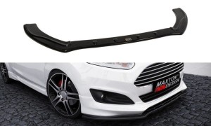 Splitter przedni Fiesta MK7 ST-Line / Zetec S Polift 2013- (carbon look)