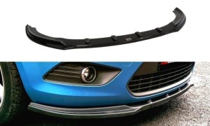 Splitter przedni Ford Focus MK2 Polift (czarny mat)