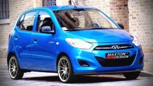 Splitter przedni Hyundai I10 MK1 Polift 10-13 (carbon look)
