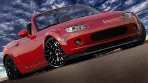 Splitter przedni Mazda MX-5 MK3 NC Przedlift (carbon look)