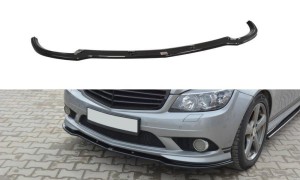 Splitter przedni Mercedes C-Class W204 AMG-Line Przedlift (carbon look)