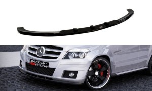 Splitter przedni Mercedes GLK W204 (do standardowego zderzaka) (czarny mat)
