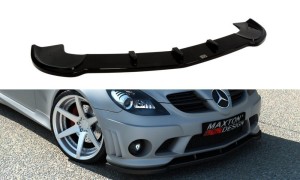 Splitter przedni Mercedes SLK R171 (do ME-SLK-R171-AMG204-F1) (czarny mat)