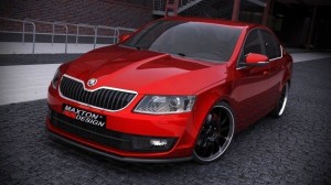 Splitter Przedni V.1 Skoda Octavia Mk3