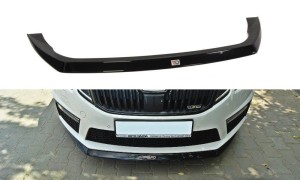 Splitter przedni Skoda Octavia III RS Przedlift/Polift V2 (carbon look)