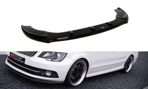 Splitter przedni Skoda Superb MK2 FL (czarny mat)