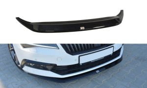 Splitter przedni Skoda Superb III V1 (czarny mat)