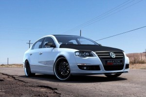 Splitter przedni Volkswagen Passat B6 (czarny mat)