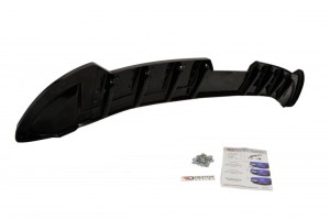 Splitter tylny Seat Ibiza IV SC Przedlift ( z poprzeczkami ) (czarny mat)