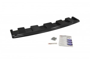 Splitter tylny srodkowy Audi S6 C7 Avant (bez dyfuzora) (carbon look)