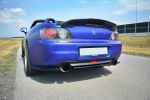 Splitter tylny srodkowy Honda S2000 (czarny mat)